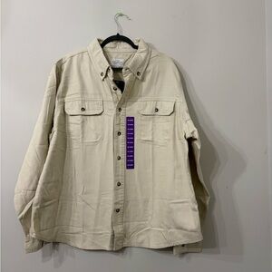 Lucky Brand Men's Tan Shirt Jacket